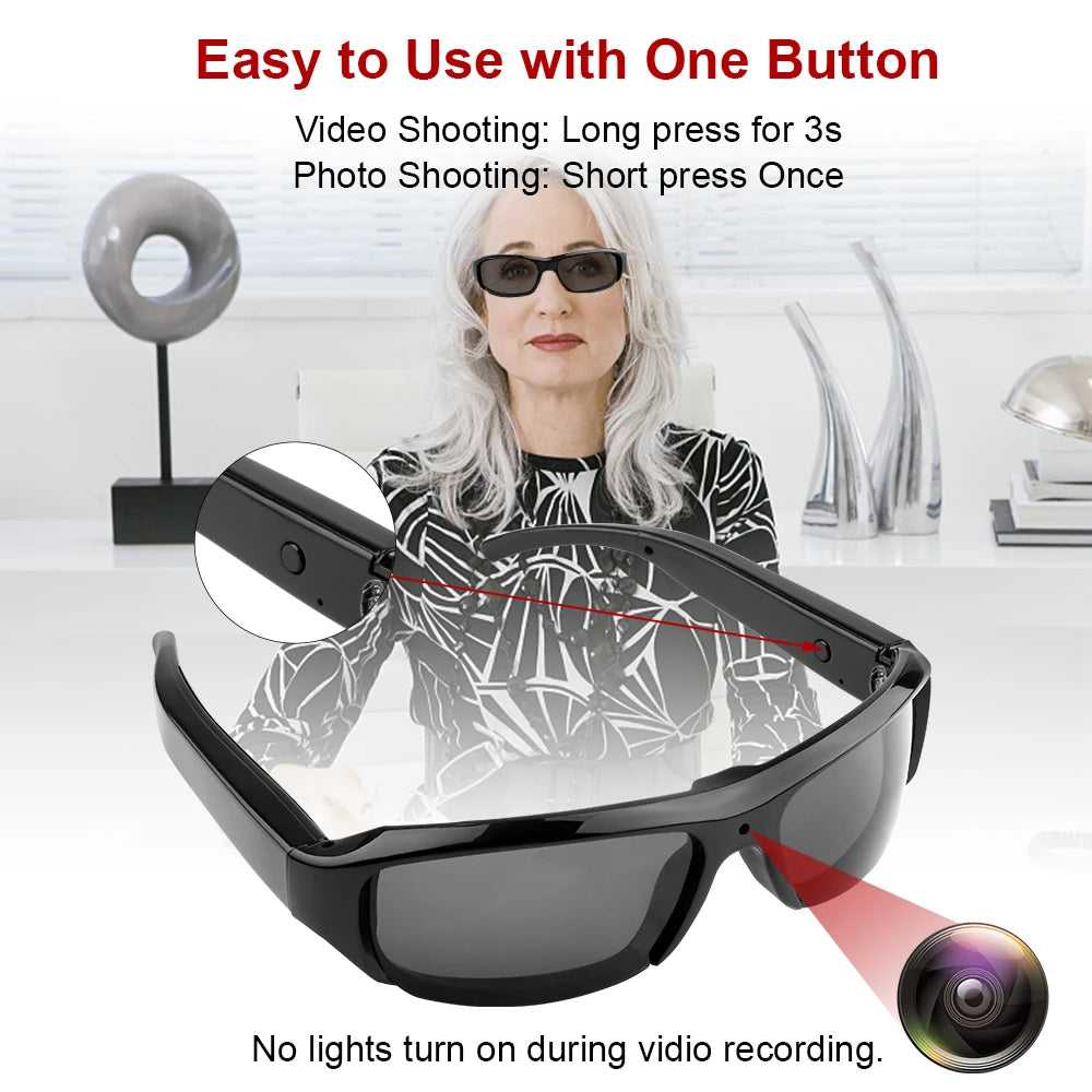 RecVision Sunglasses with Built-in Camera
